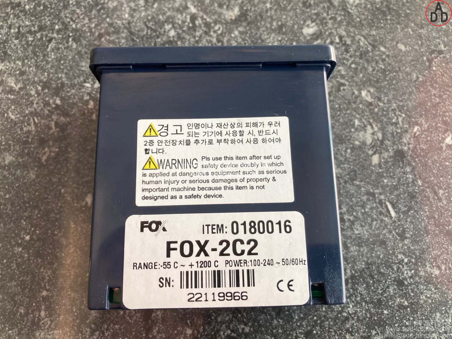 Digital Temperature Controller Model FOX-2C2 (8)